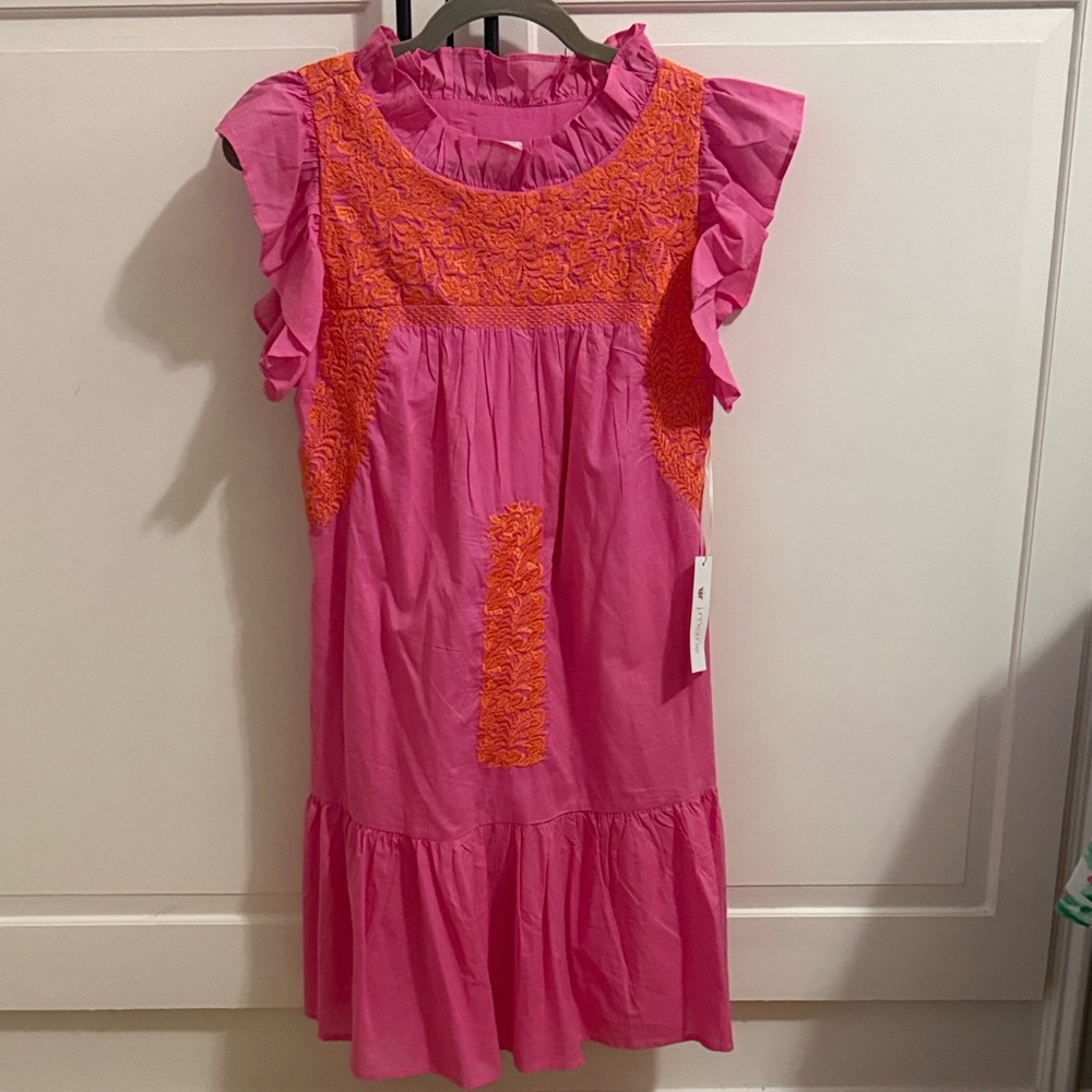 NWT Ruffle Sleeve Women’s  Dress